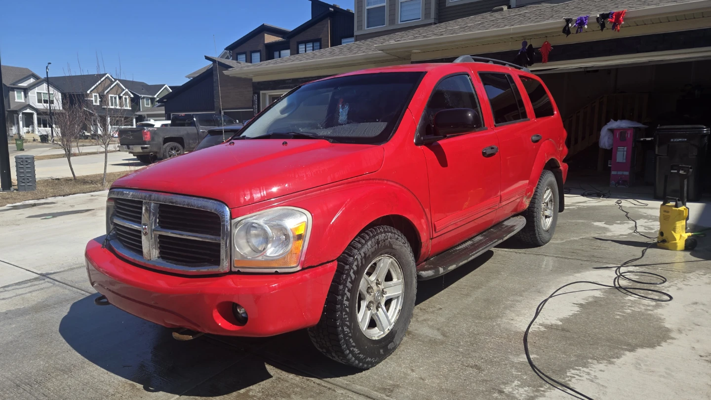 Red Dodge Durango SUV