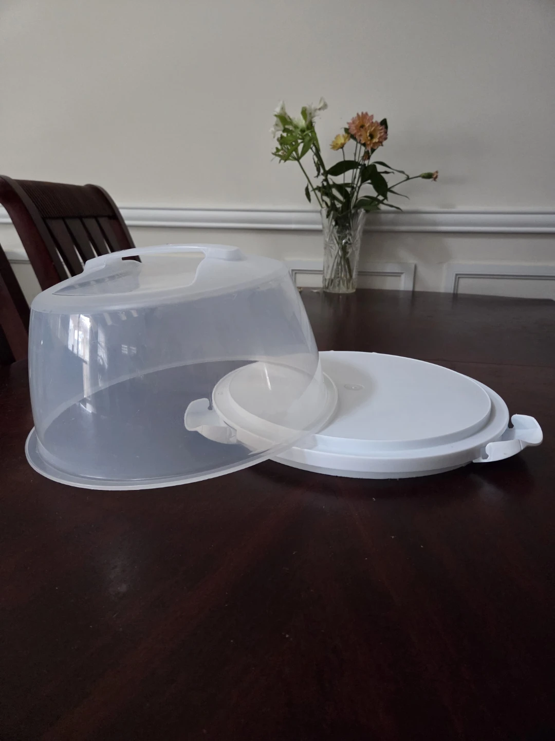 Plastic Cake / Pie Carrier with Lid - photo 2
