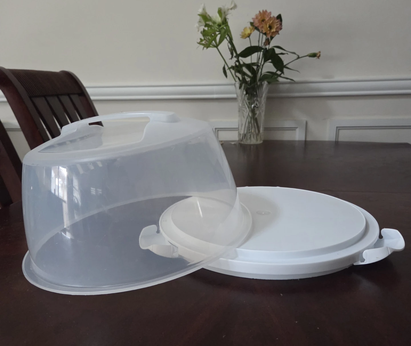 Plastic Cake / Pie Carrier with Lid - photo 3