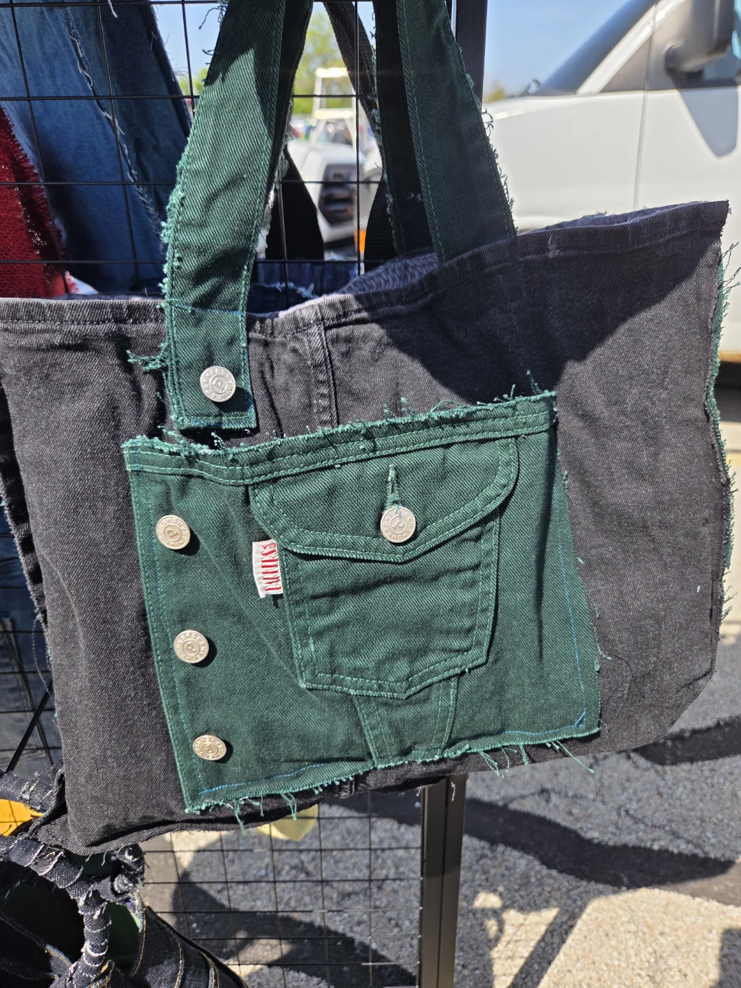Upcycled Denim Tote Bag