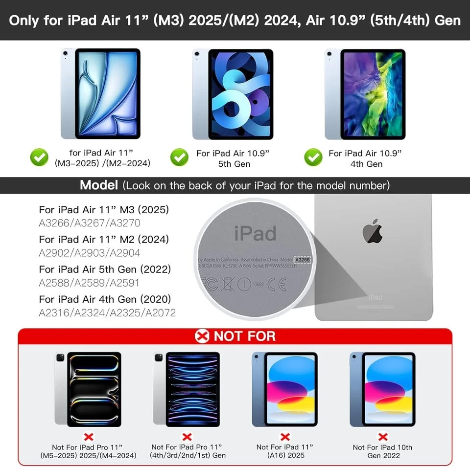 iPad Air Keyboard Case with 7-Color Backlight - photo 3