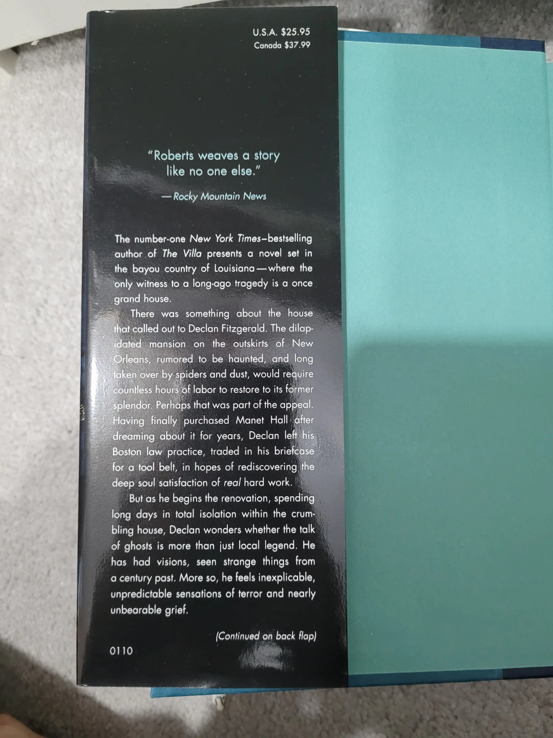 Nora Roberts Midnight Bayou hardcover Novel - photo 2