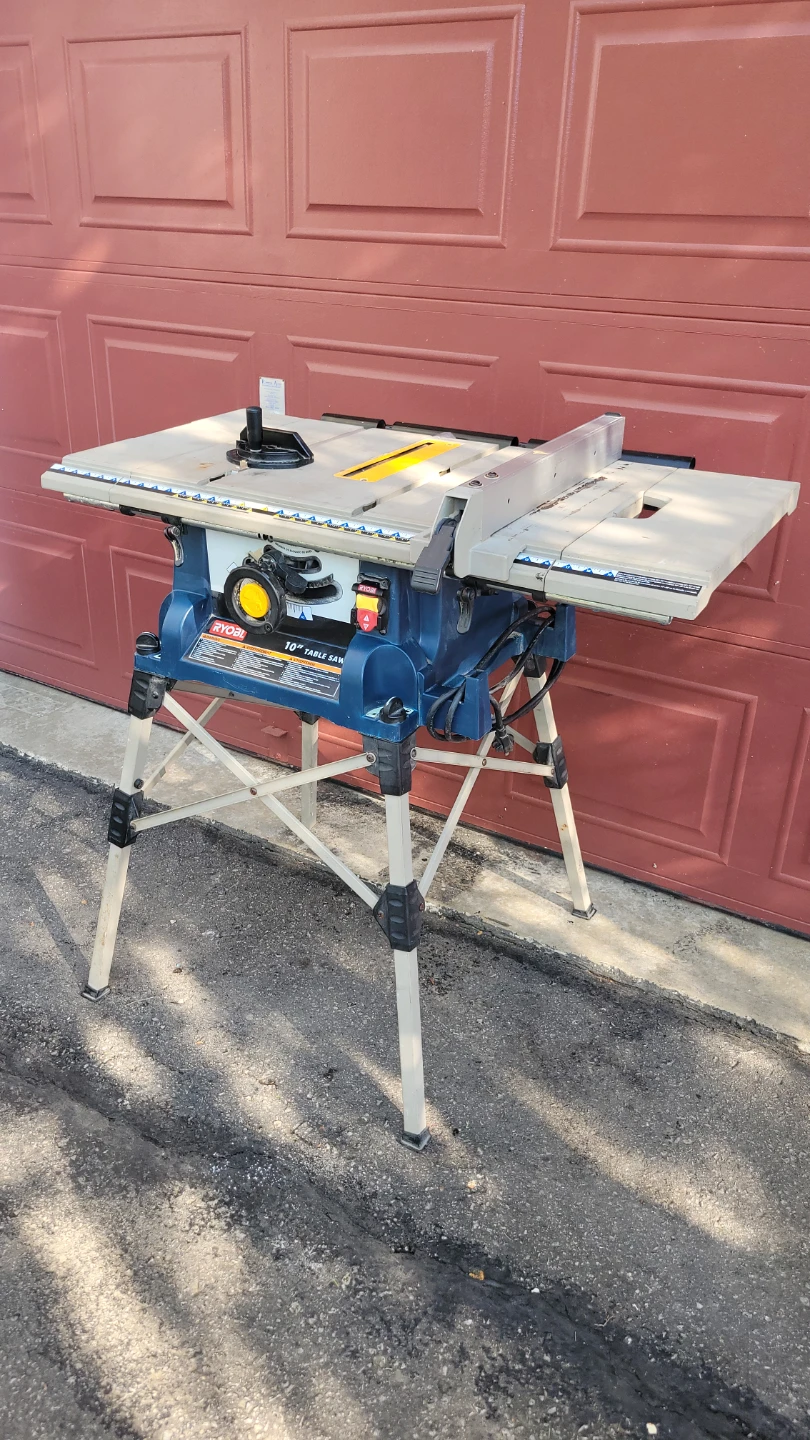 Ryobi 10" jobsite foldable Table Saw with Stand - photo 3
