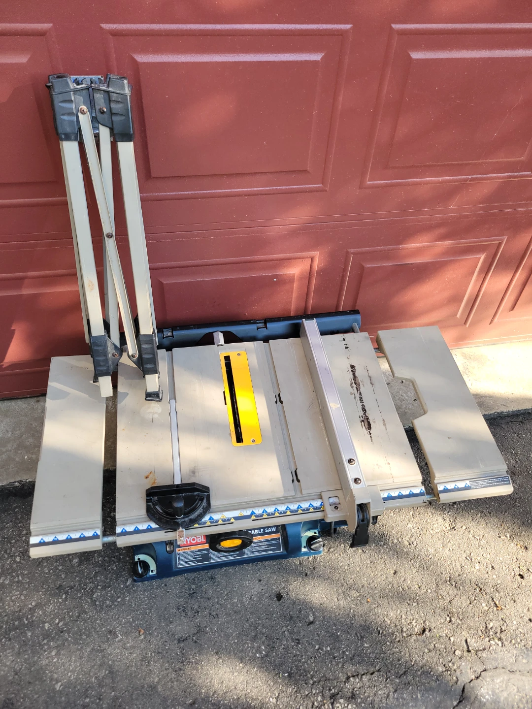 Ryobi 10" jobsite foldable Table Saw with Stand - photo 4