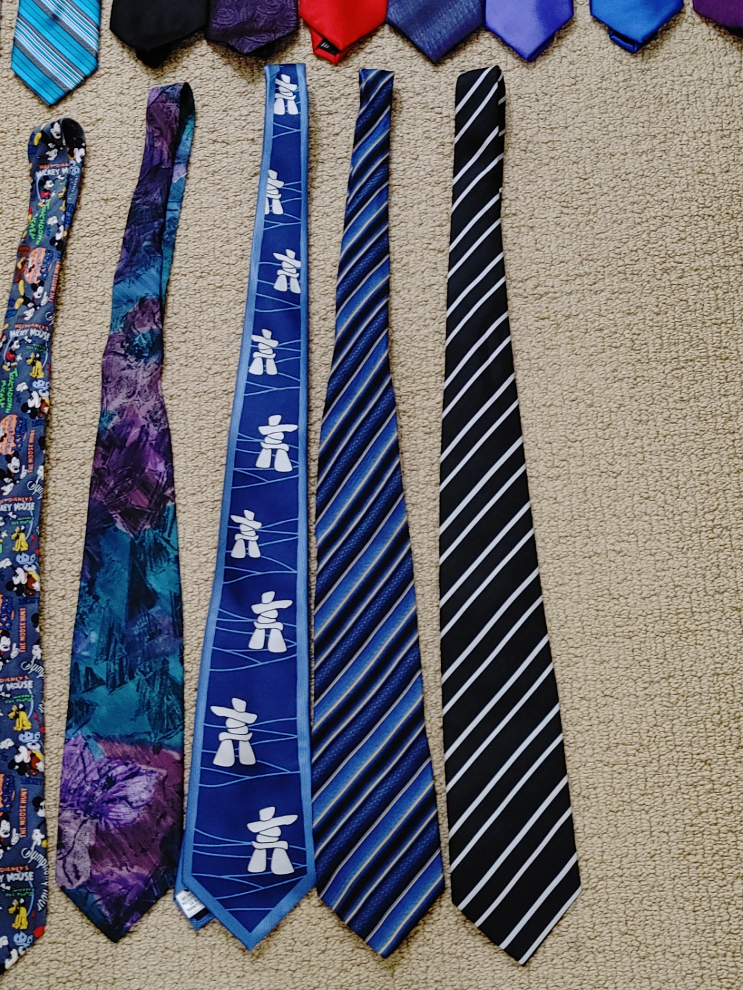 Assorted Neckties - Mickey Mouse, Inukshuk, Patterned - photo 4