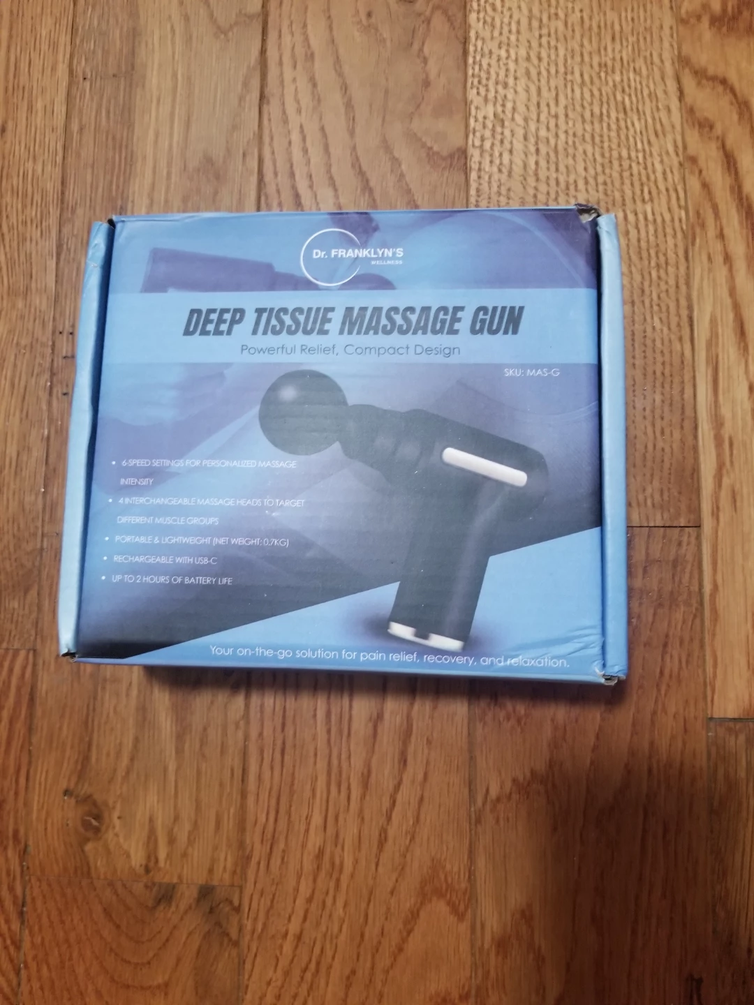 Black Massage Gun with USB-C Charging - photo 2