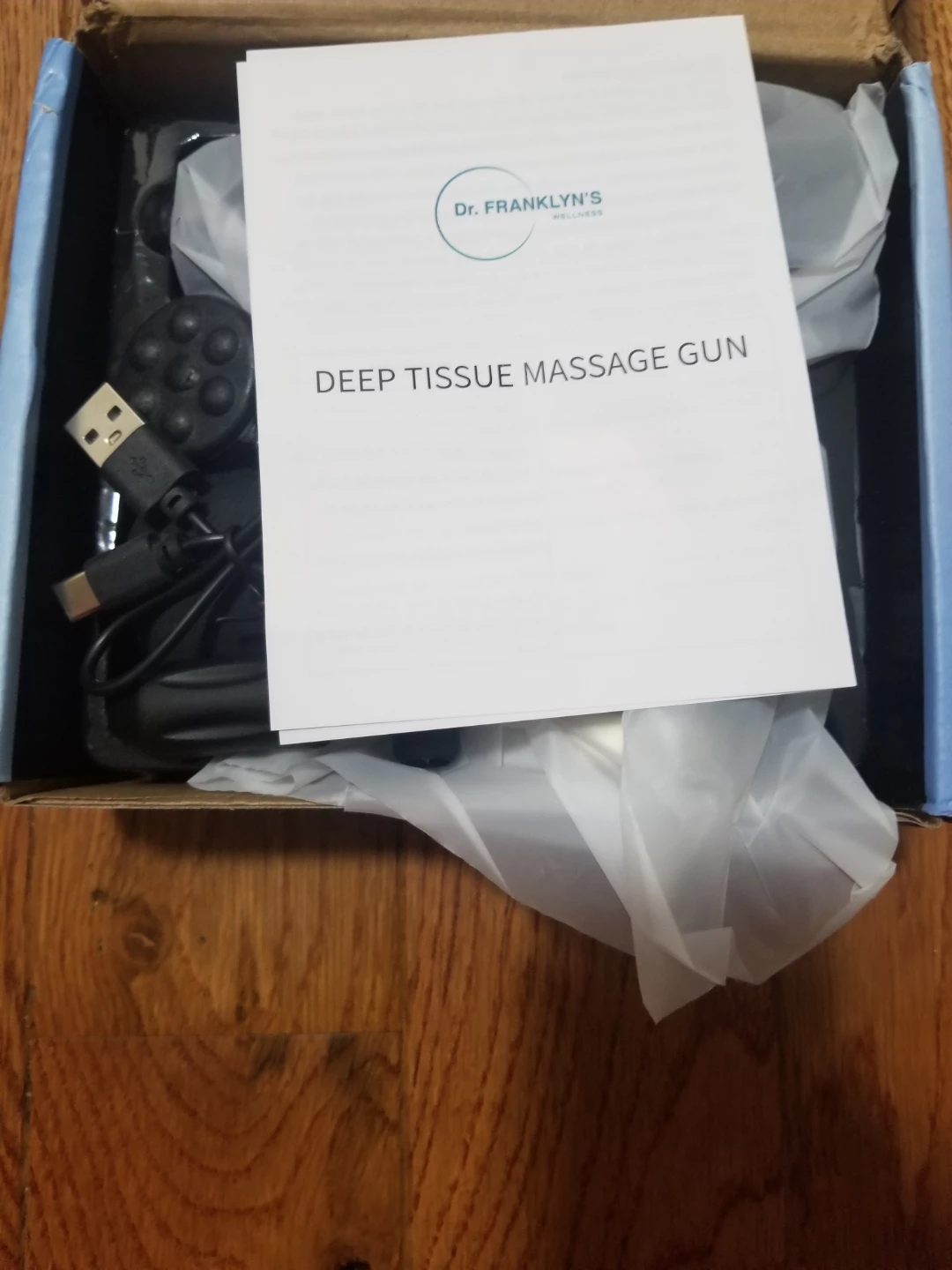 Black Massage Gun with USB-C Charging - photo 3