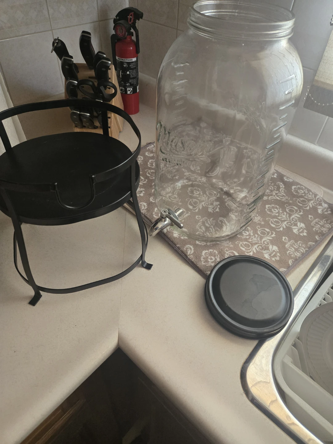 Mason Craft & More Glass Drink Dispenser with Spigot - photo 5