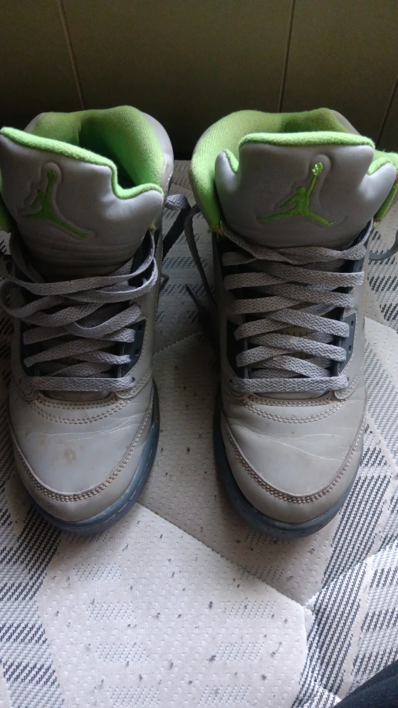 Air Jordan 5 Retro TD "Green Bean" Sneakers
