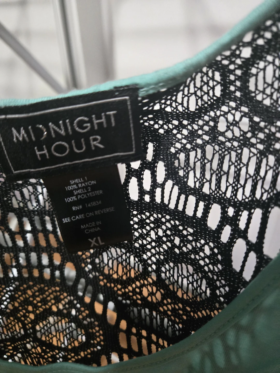 Midnight Hour Skull Lace Tank Top XL - photo 2