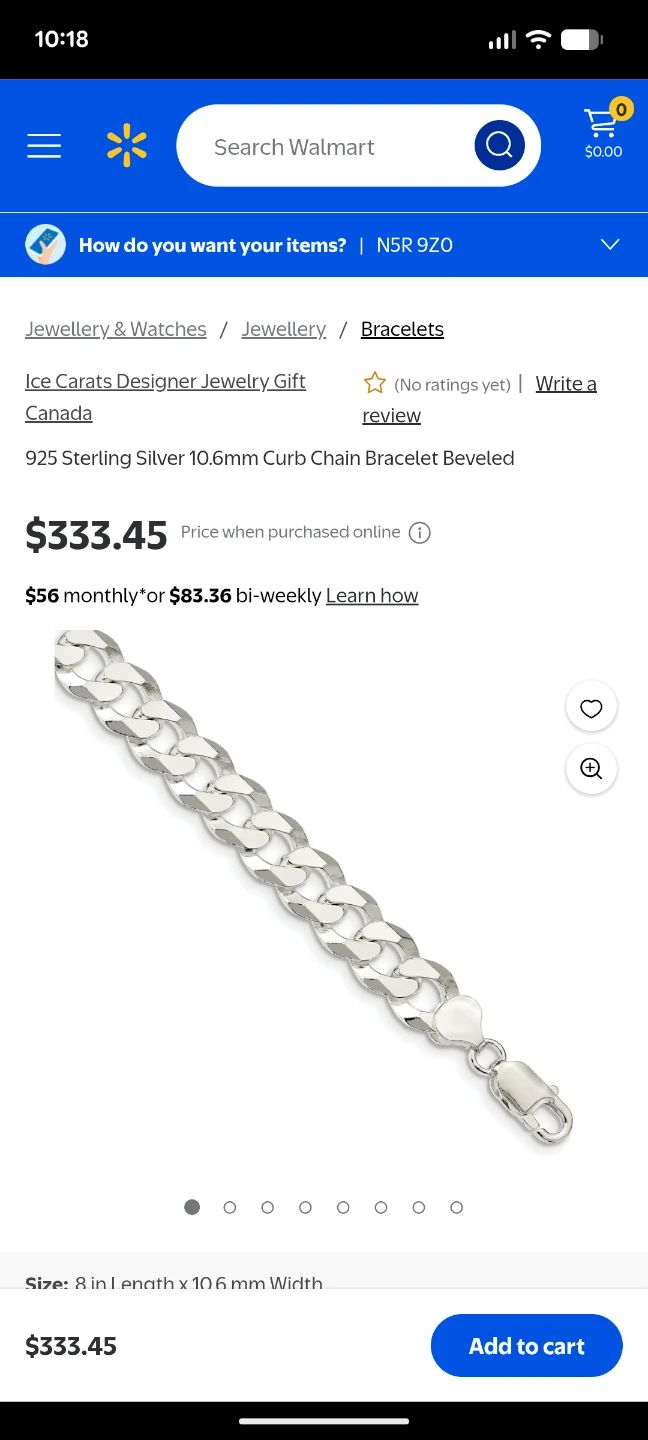Sterling Silver (925) Men's Curb Link Bracelet - photo 2