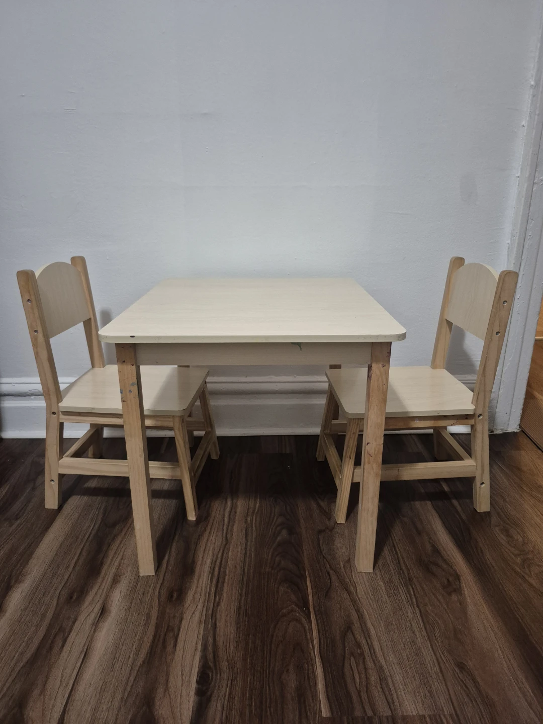 Children's Wooden Table and 2 Chairs Set - photo 3