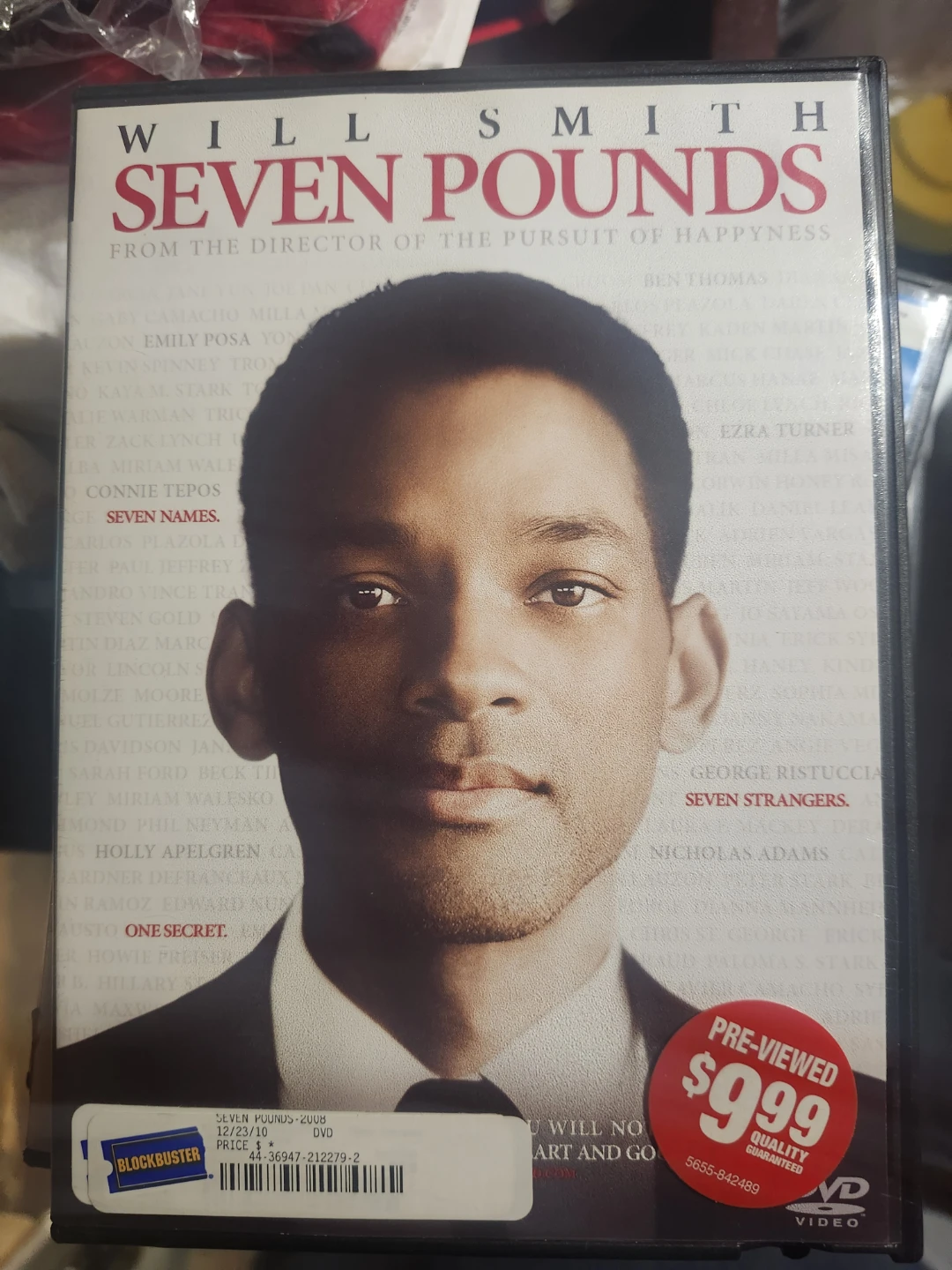 Seven Pounds DVD (2008)