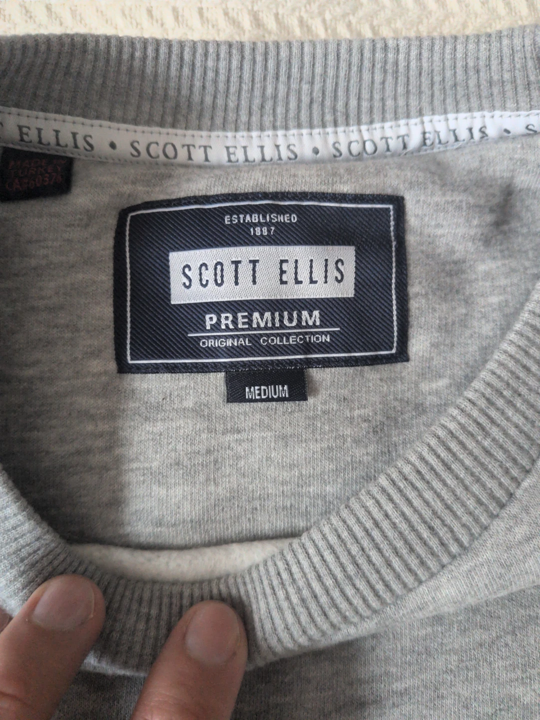 Scott Ellis Premium Grey Crewneck Sweatshirt - Medium - photo 2
