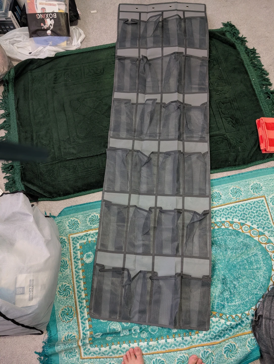 Grey Over-the-Door 24-Pocket Organizer - photo 2