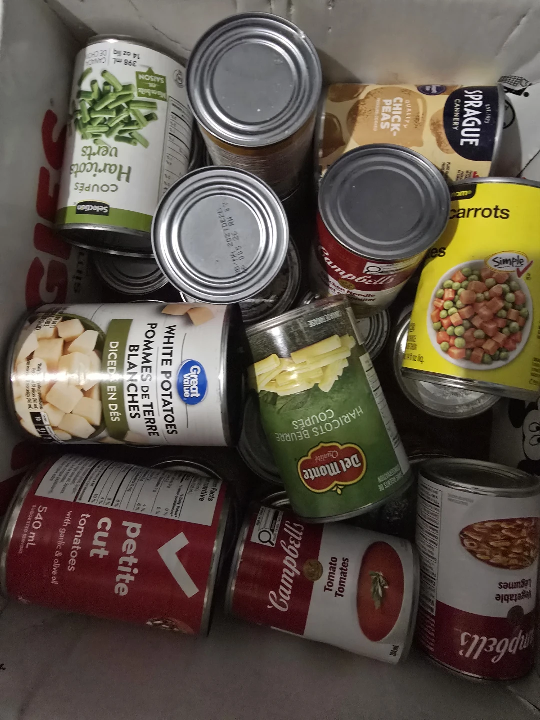 Assorted Canned Goods Bundle