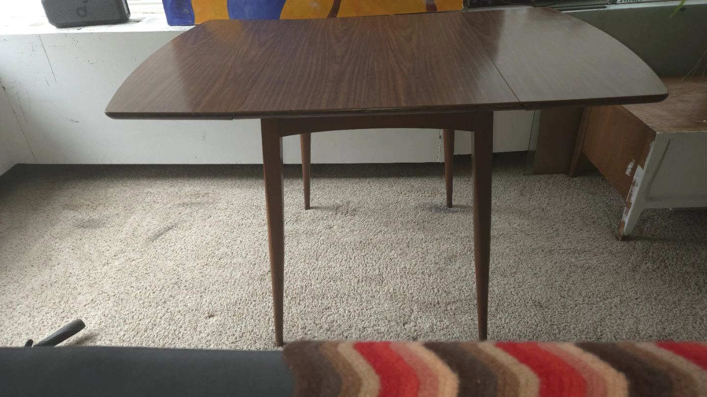 Mid century modern Drop Leaf Table - photo 4