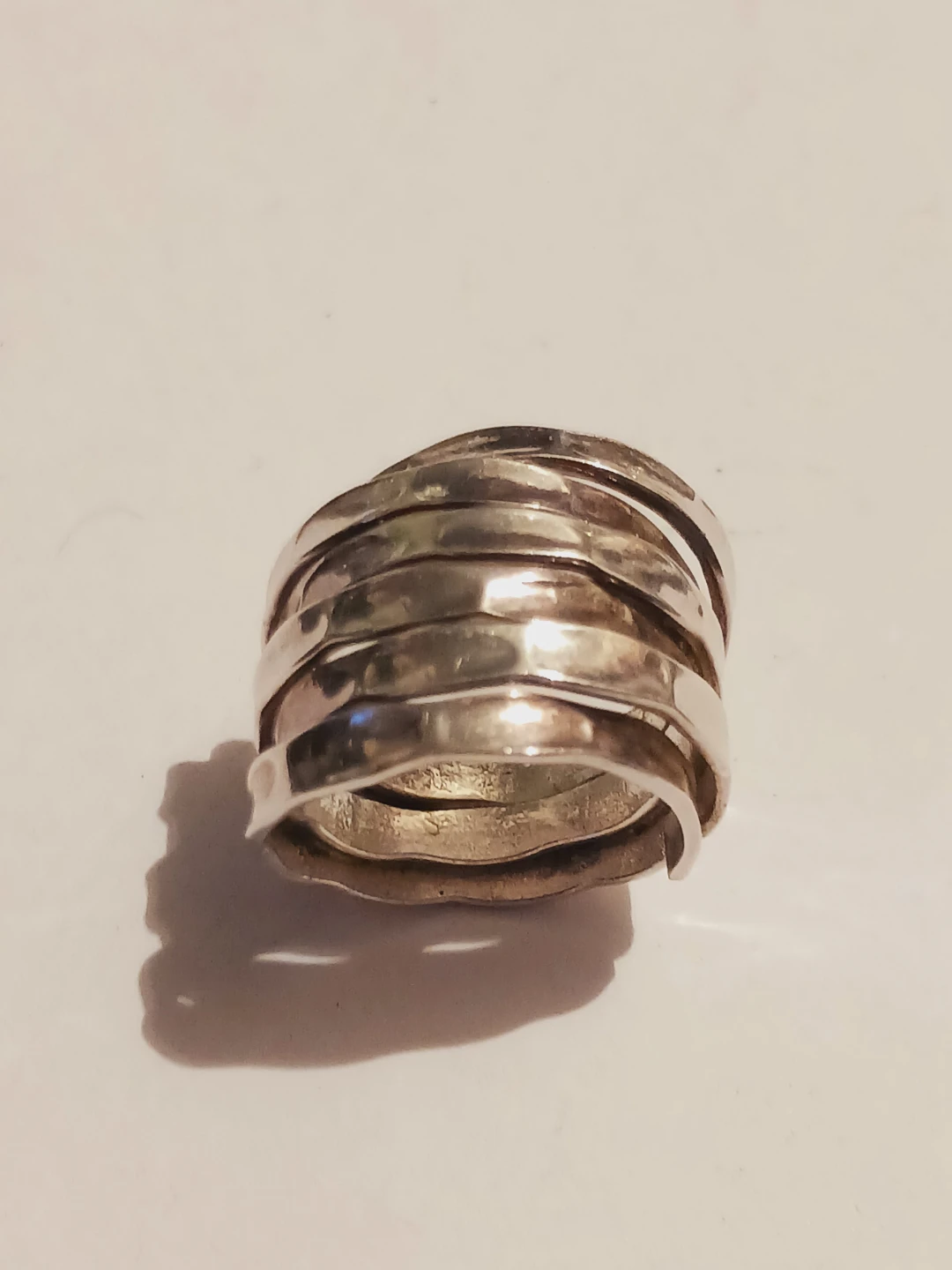 Sterling Silver 925 Mexico Stamped Ring. Size 7. - photo 3
