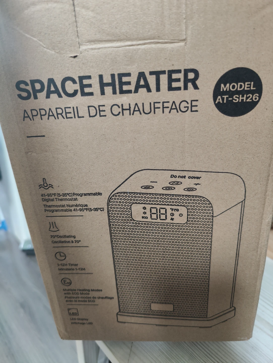 FLANUR Space Heater AT-SH26 - photo 2