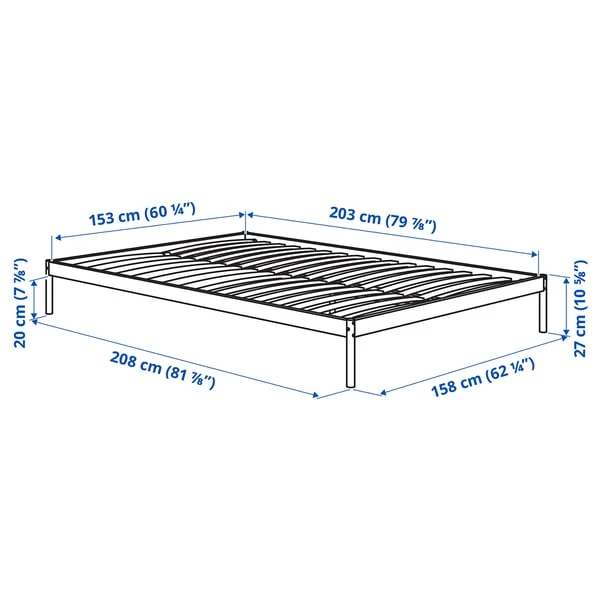 Ikea Vevelstad Queen size bed frame - photo 3