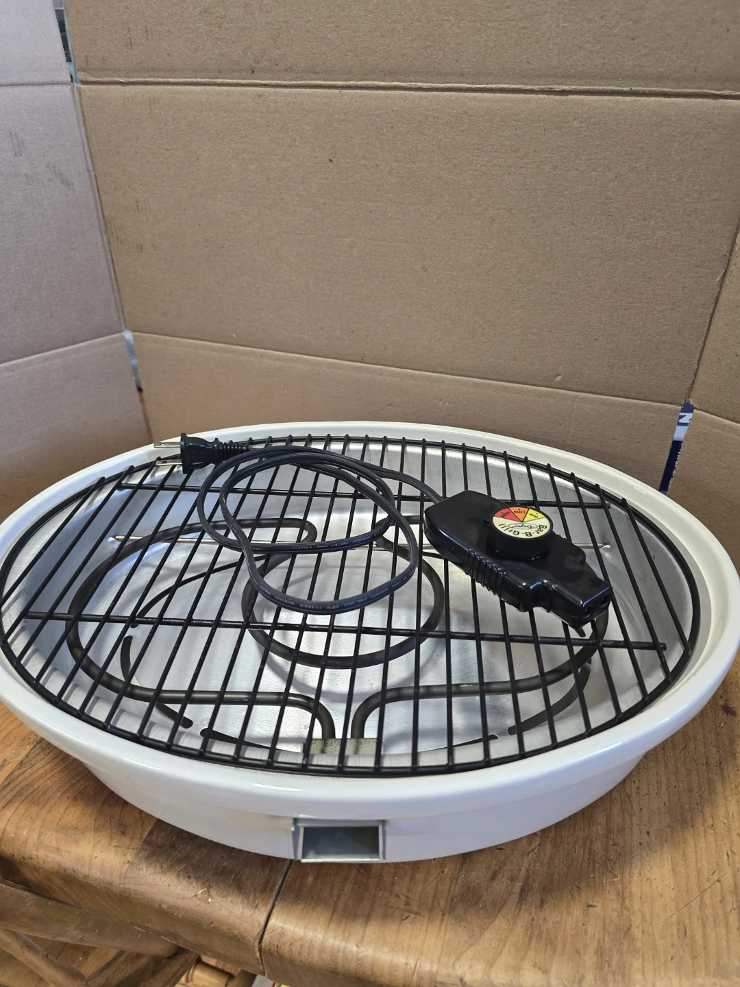 Antique Oval Electric Roaster Oven