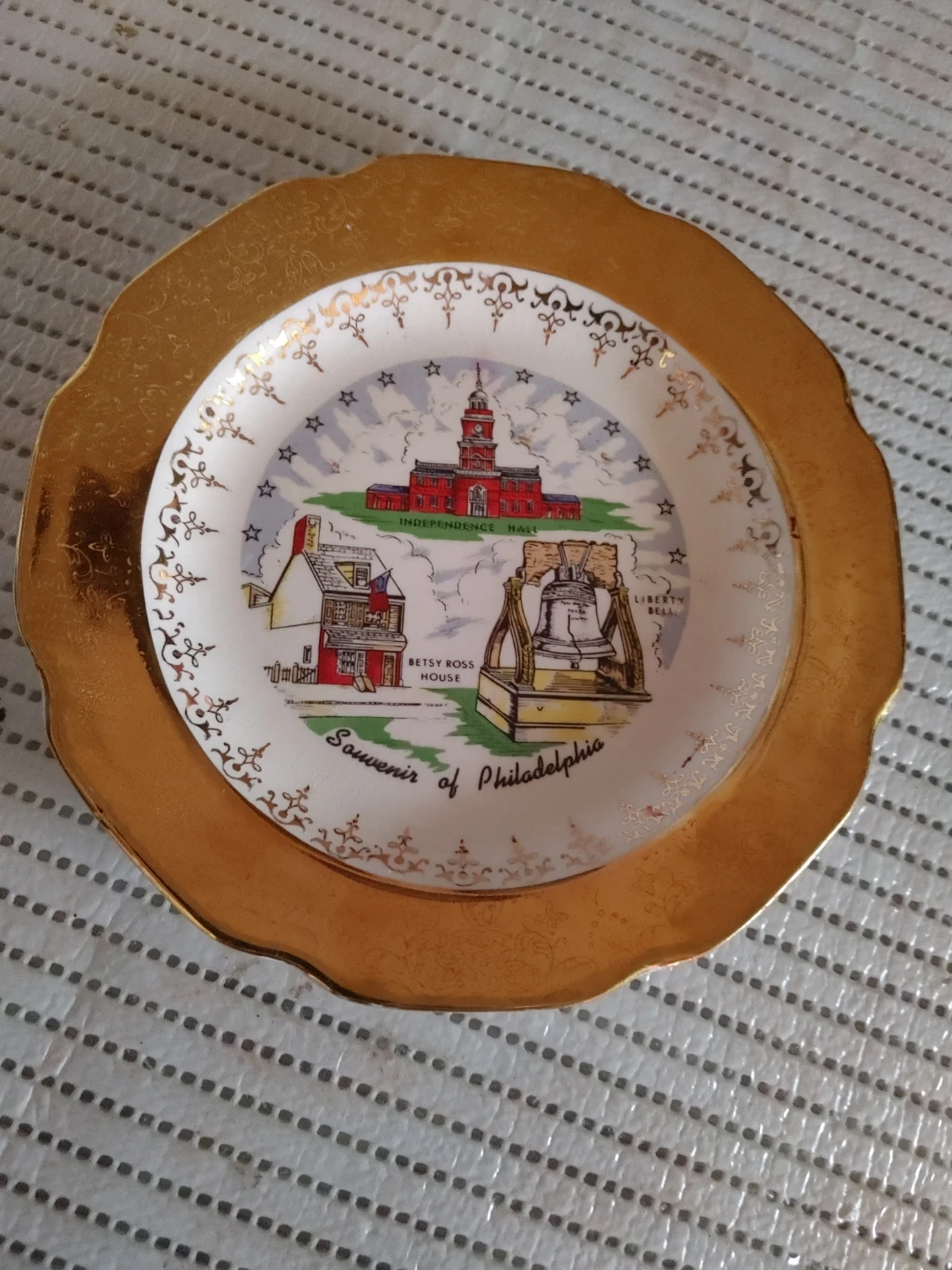 Souvenir of Philadelphia Decorative Plate