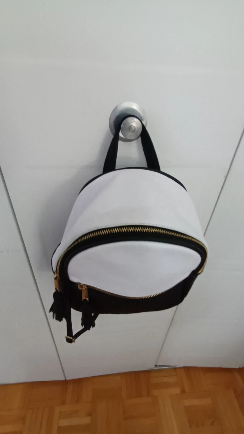 White and Black Mini Backpack - photo 2