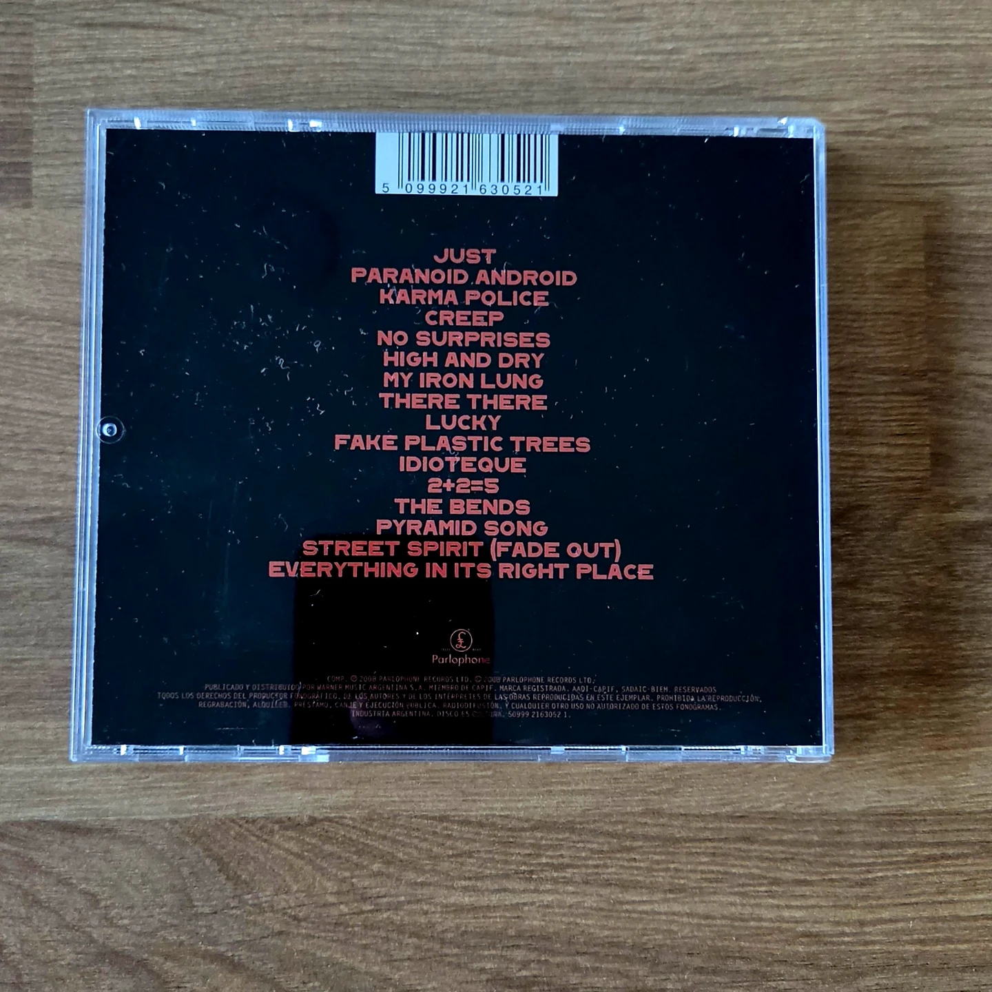 Radiohead 'The Best Of' CD - photo 2