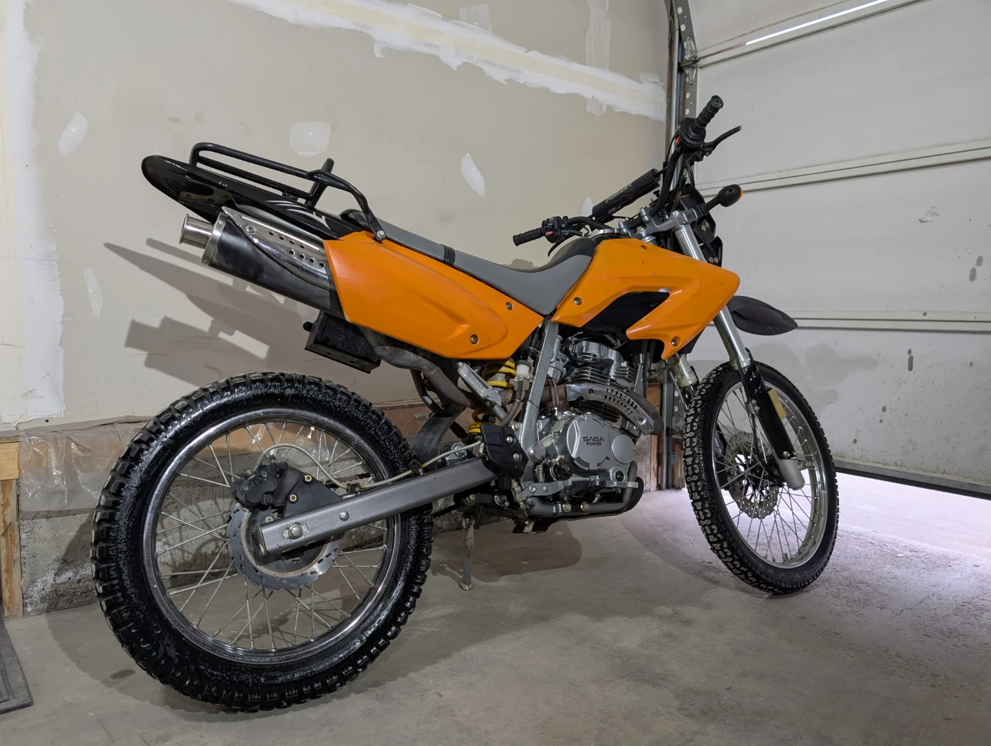 Saga Dual Sport 250cc Motorcycle - Orange - photo 3