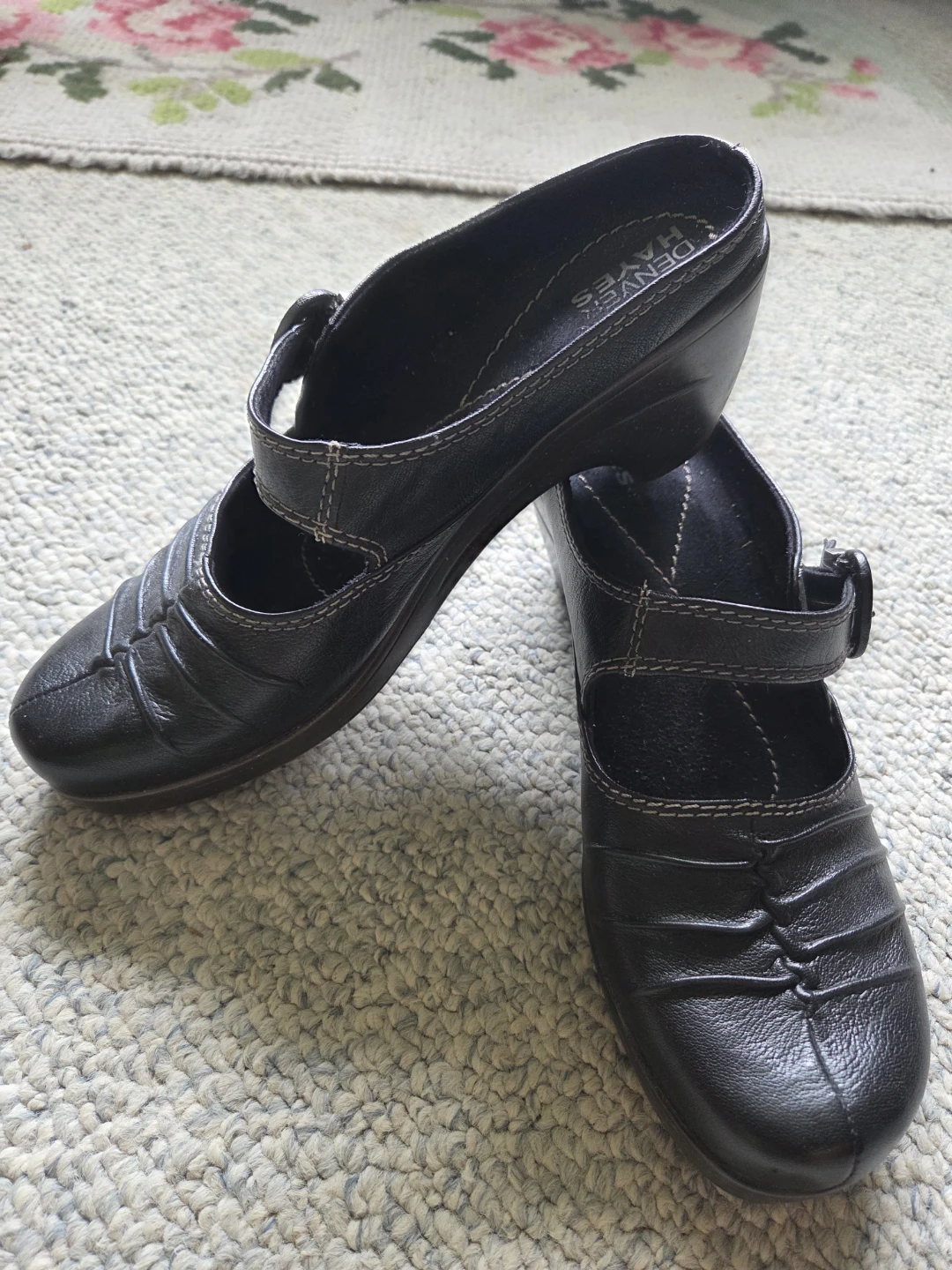 Denver Hayes Black Mary Jane Shoes