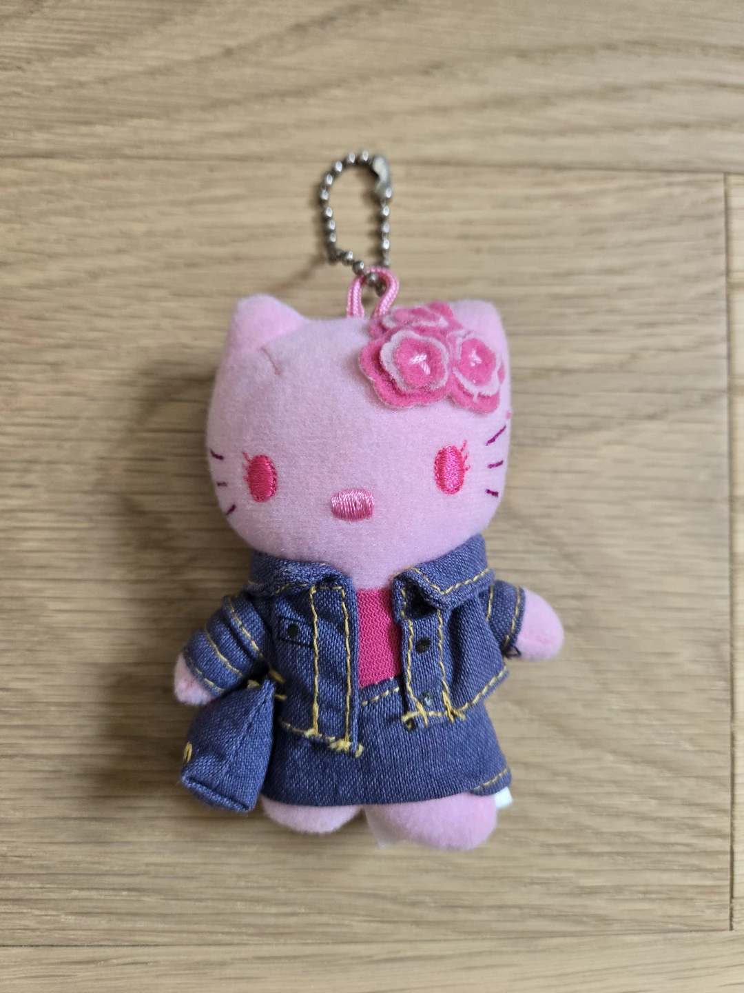 Vintage Hello Kitty Sanrio 2001 McDonald's Plush Doll Keychain