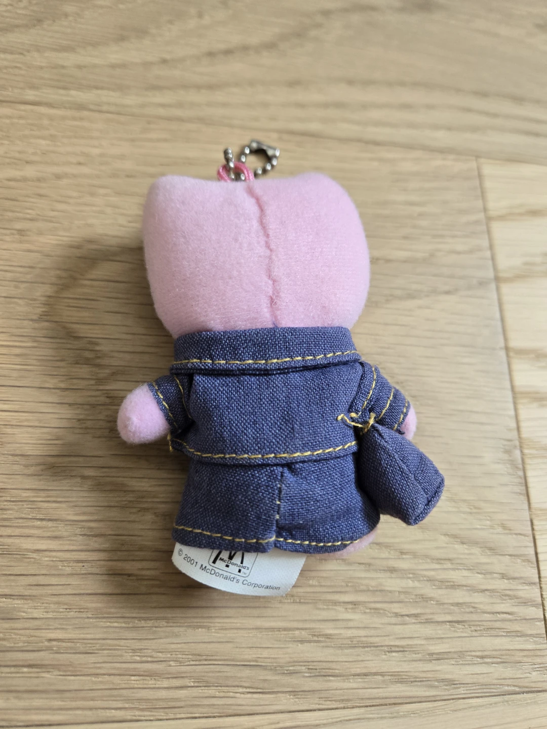 Vintage Hello Kitty Sanrio 2001 McDonald's Plush Doll Keychain - photo 2