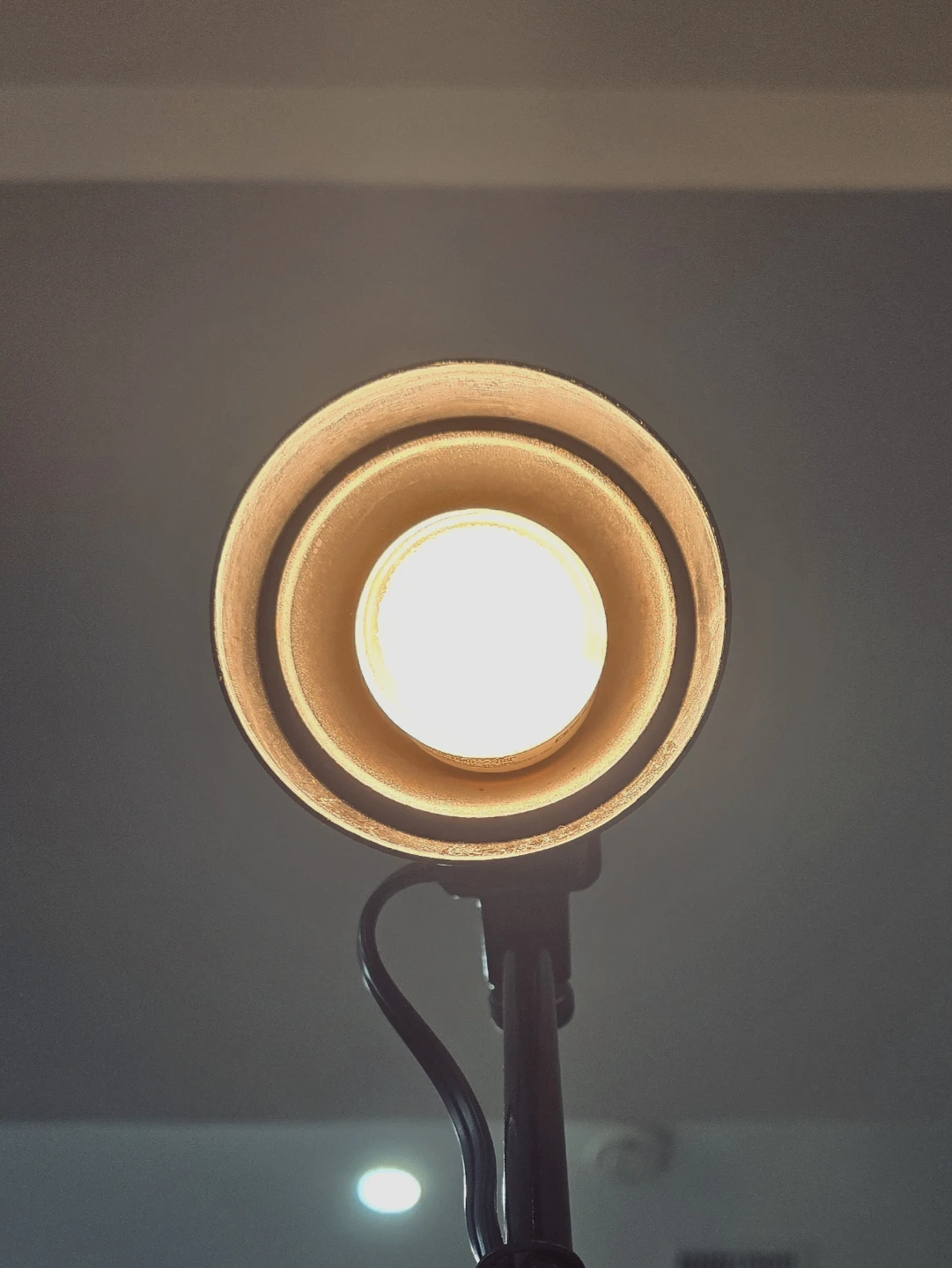 Sleek Matte Black Adjustable Desk Lamp