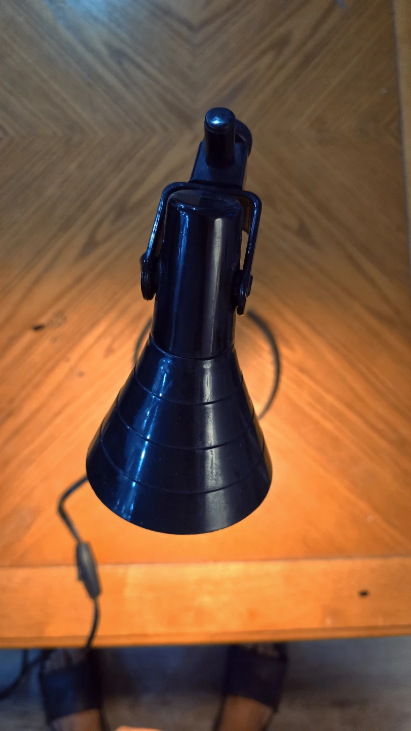 Sleek Matte Black Adjustable Desk Lamp - photo 5