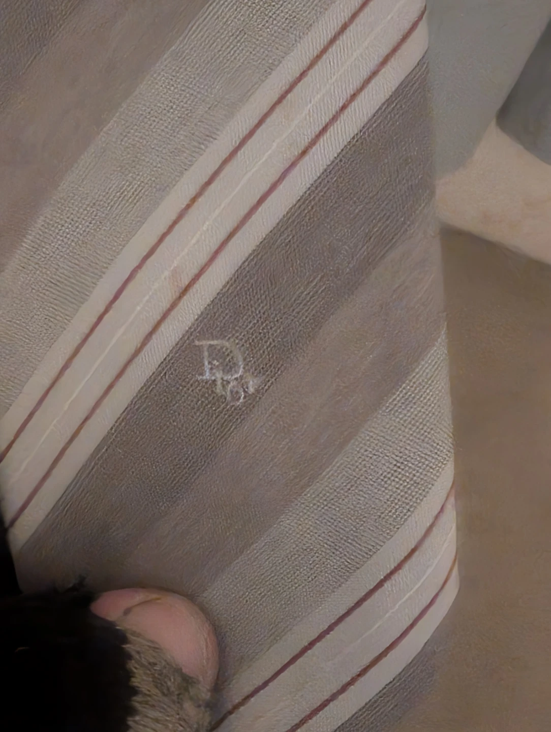 Christian Dior Monsieur Striped Silk Tie - photo 2