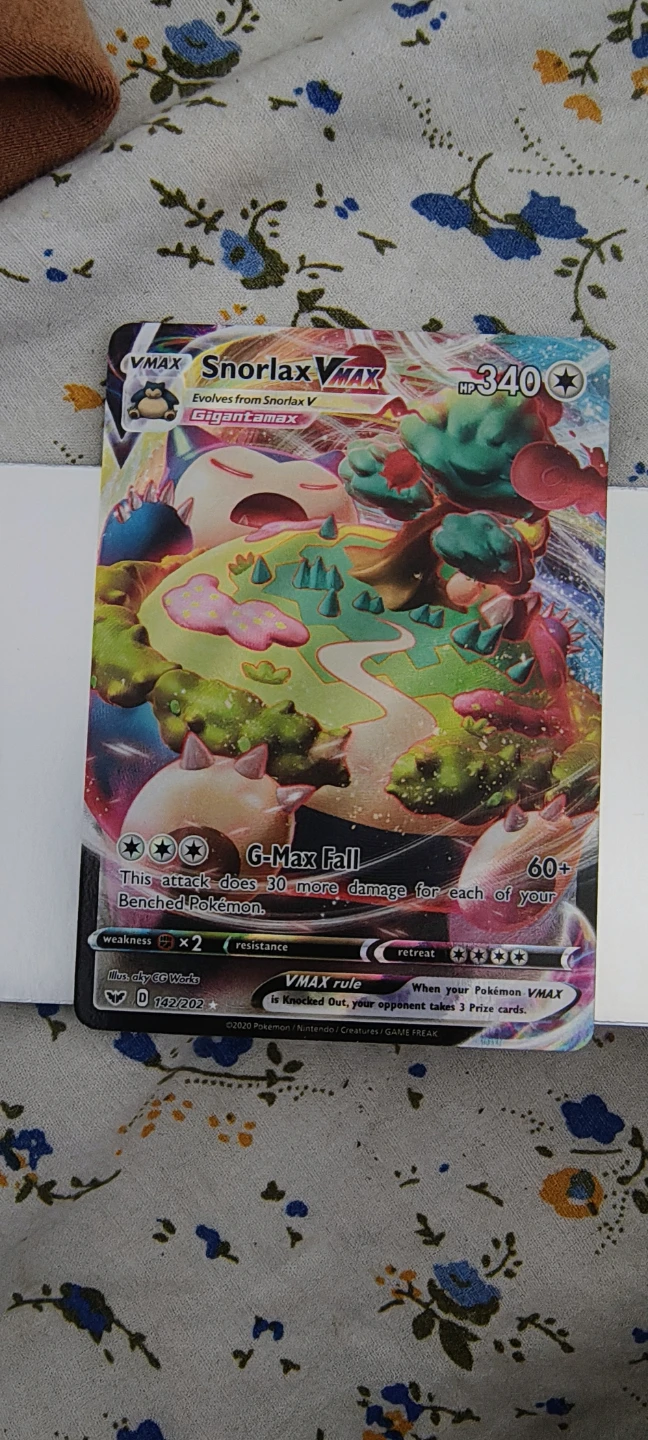 Pokémon Snorlax VMAX Card - photo 2