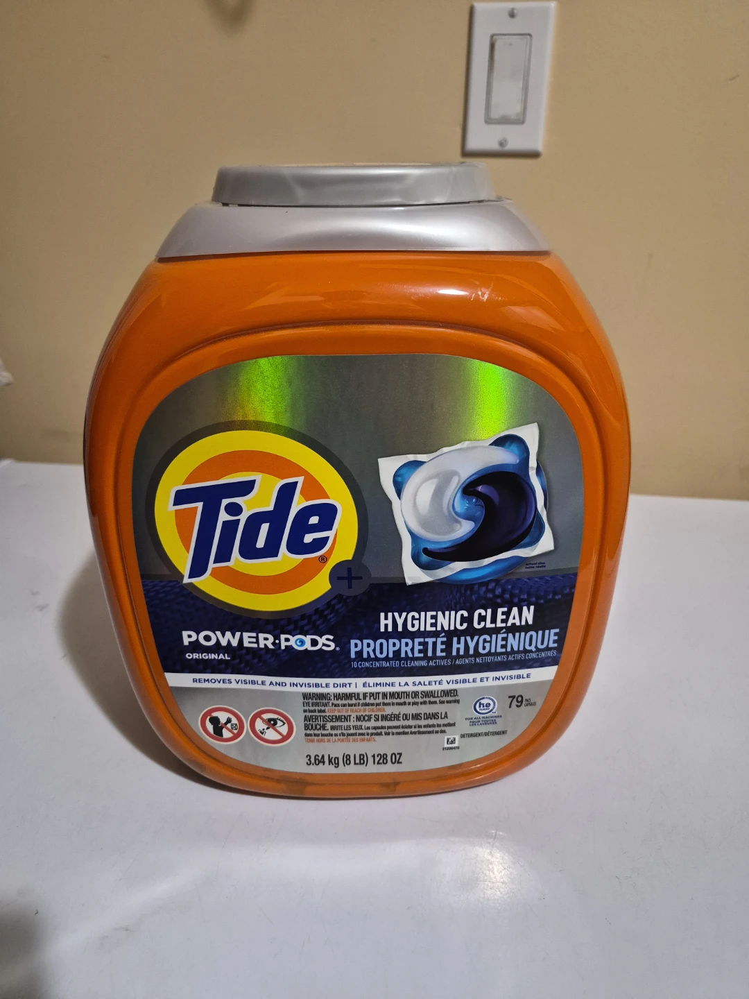 Tide PODS Hygienic Clean Liquid Laundry Detergent