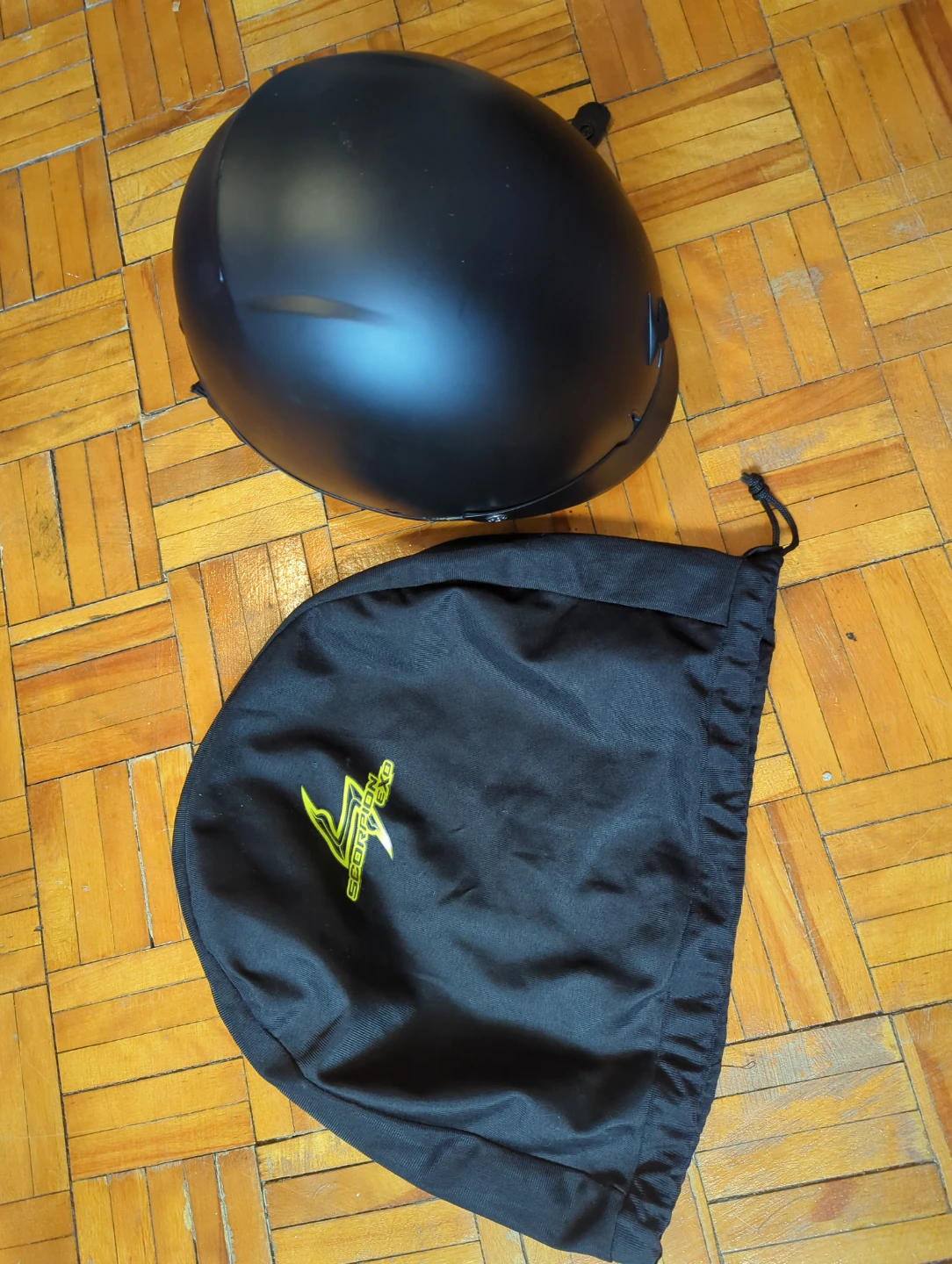 Scorpion Motorcycle Helmet with Dust Bag