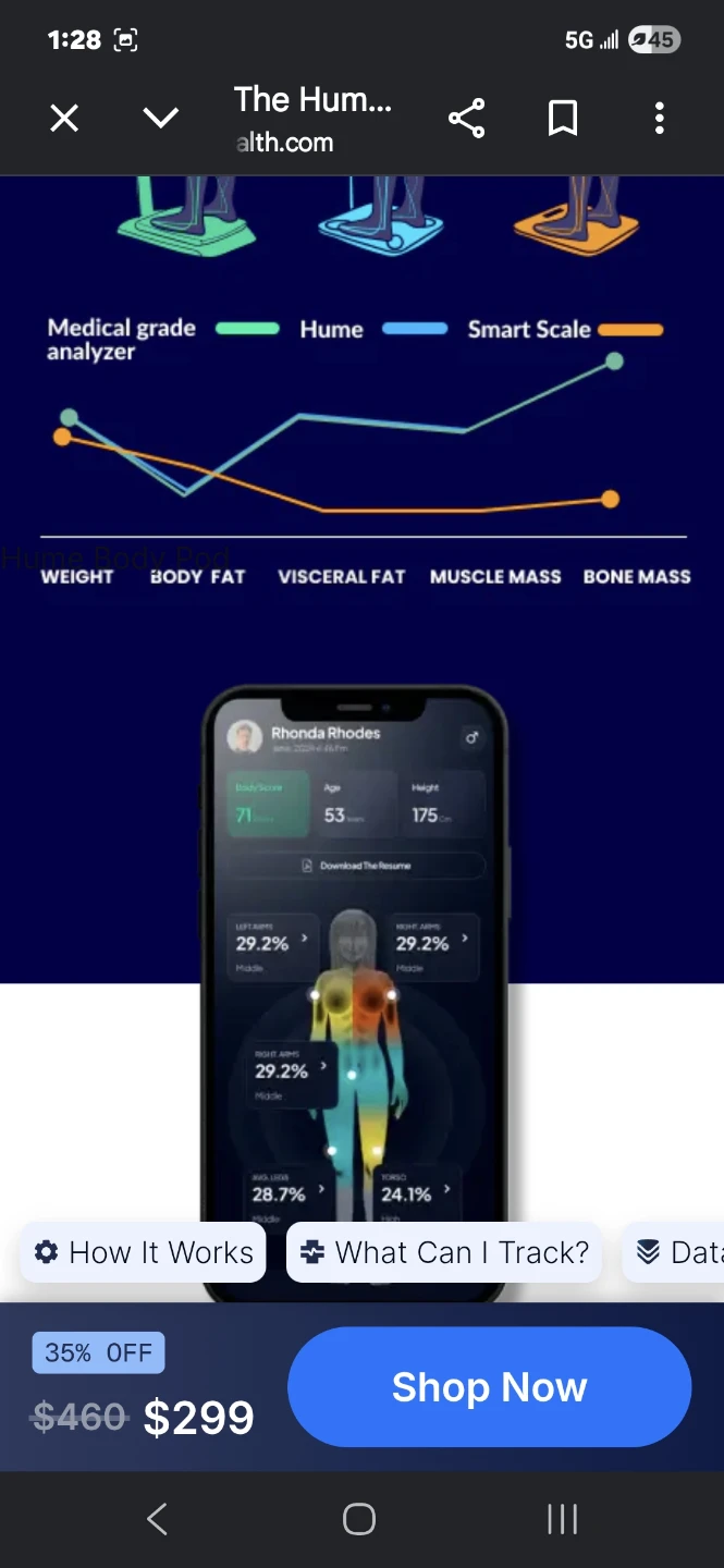 Hume Health The Body Pod Smart Body Composition Analyzer - photo 4