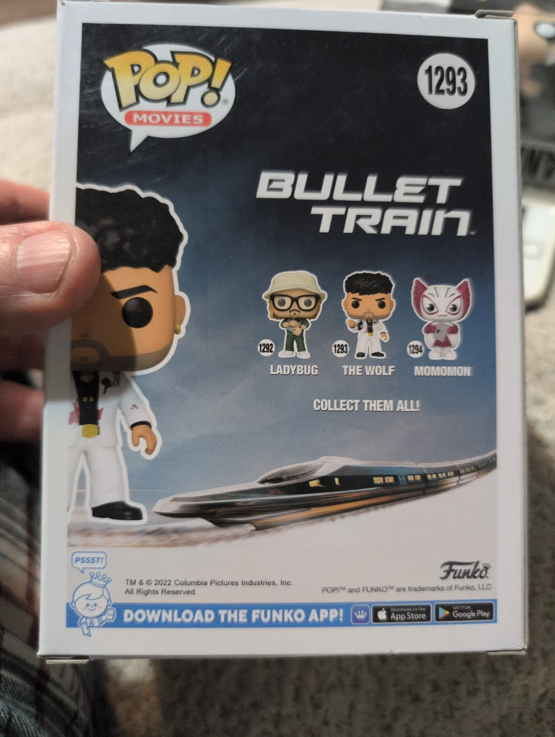 Funko Pop! Movies Bullet Train The Wolf 1293 - photo 2