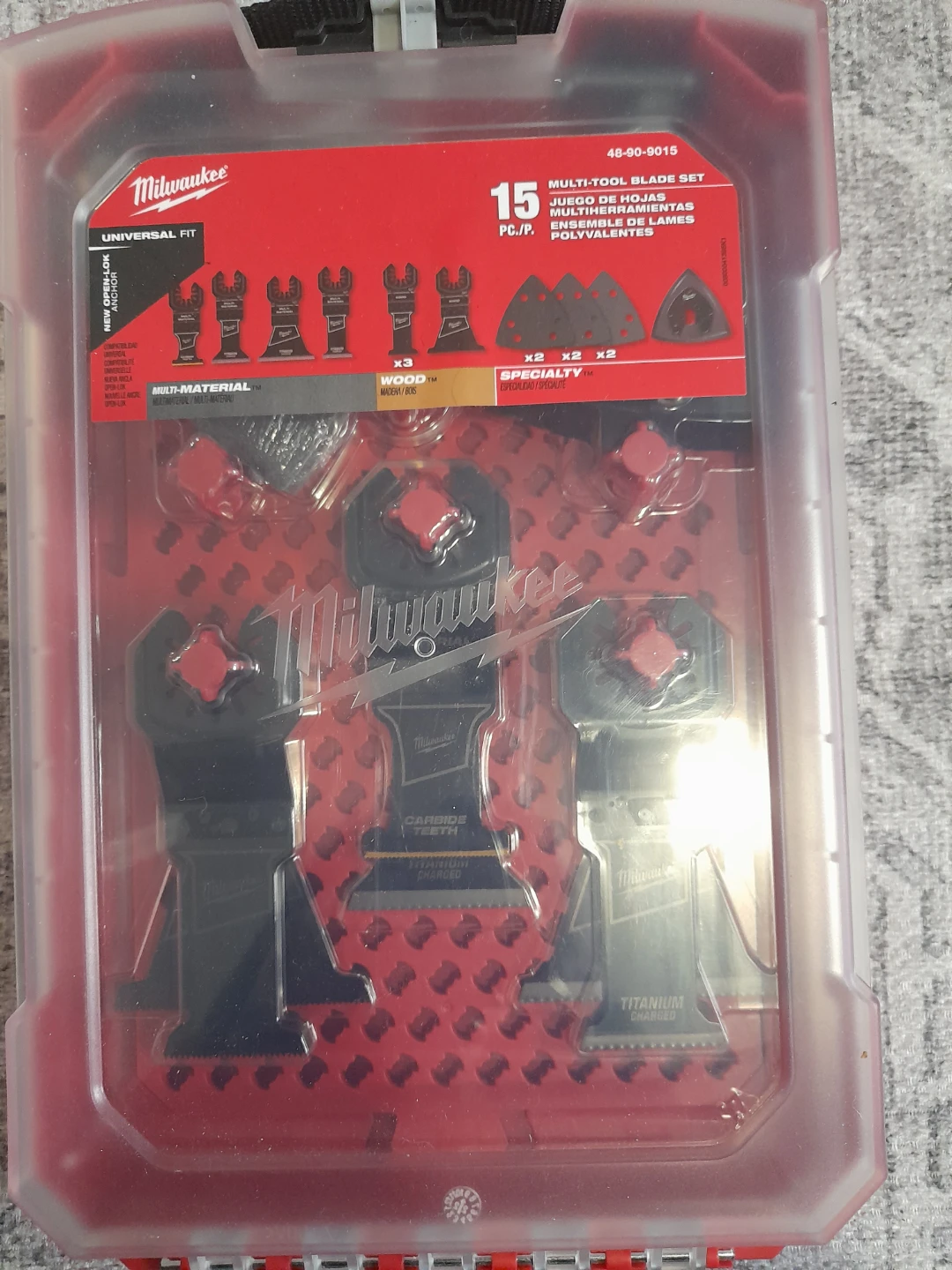 Milwaukee 15-Piece Multi-Tool Blade Set