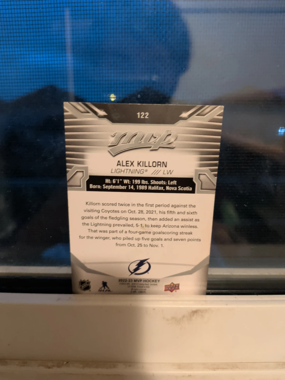 Alex Killorn 2022-23 MVP Hockey Card - photo 3