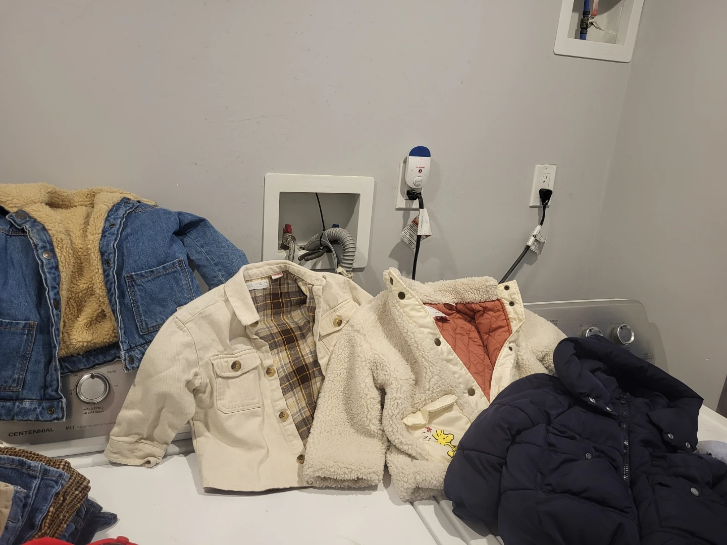 ZARA Boys Cream Corduroy Shirt Jacket with Plaid Lining - photo 5