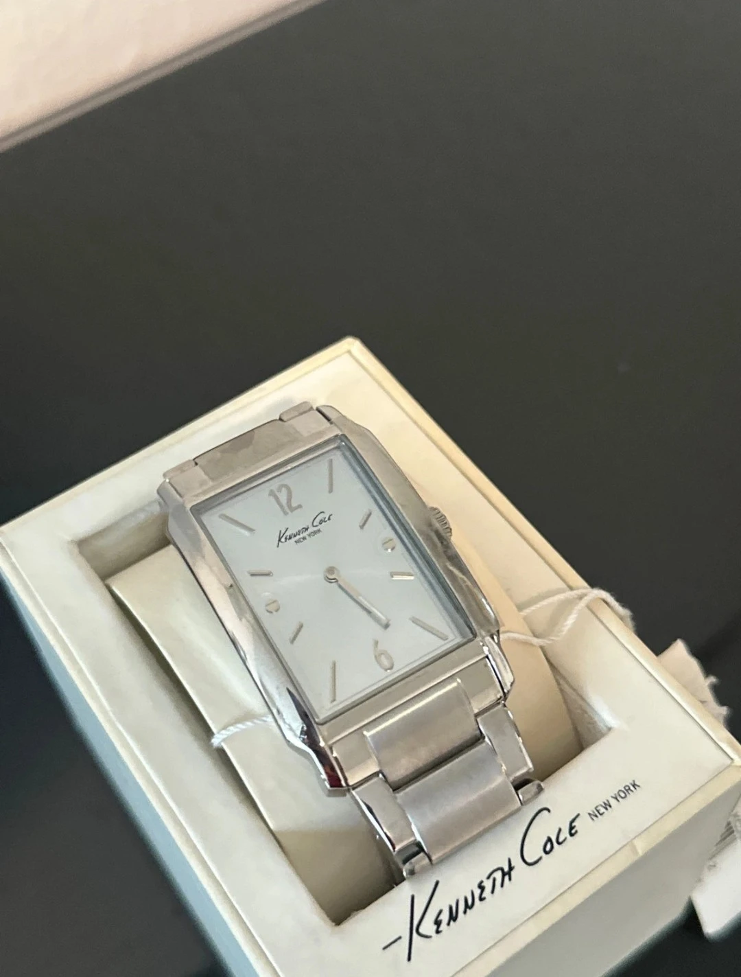 Kenneth Cole New York Rectangle Silver Tone Women's Watch KC3931 - photo 4