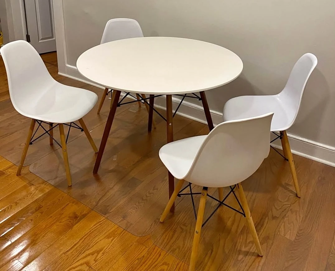 4 Chair Set - White