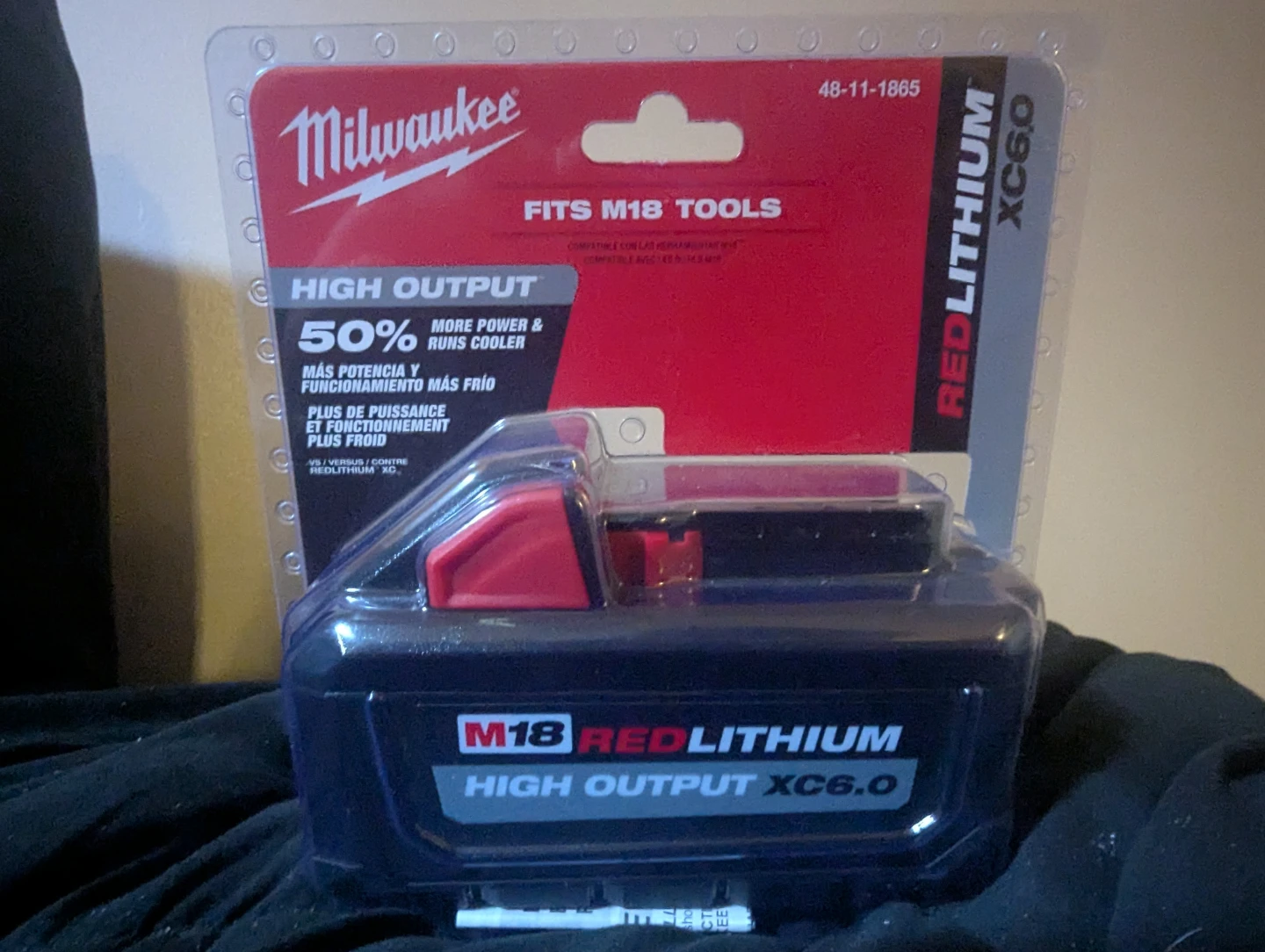 Milwaukee M18 REDLITHIUM XC6.0 High Output Battery