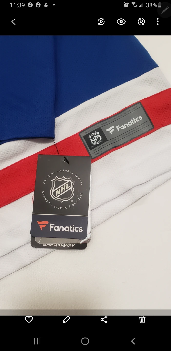 Brand new Rangers NHL Mens Shirt Size L - photo 3