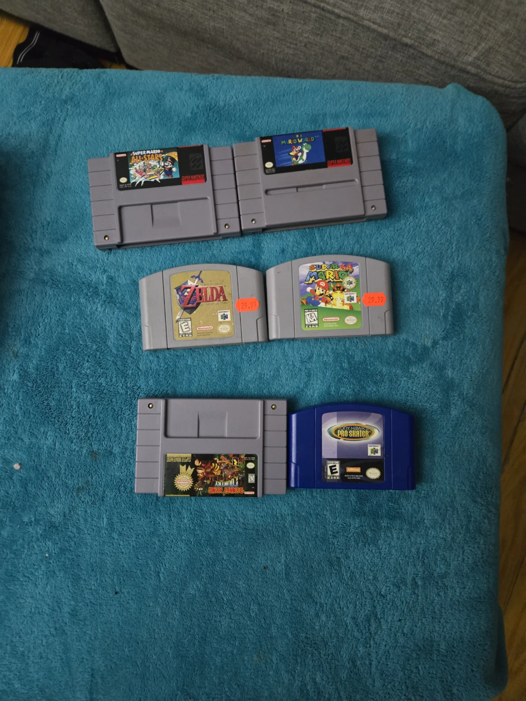 Huge Retro Nintendo Bundle  N64  FC Twin Mario/Zelda Games - photo 4