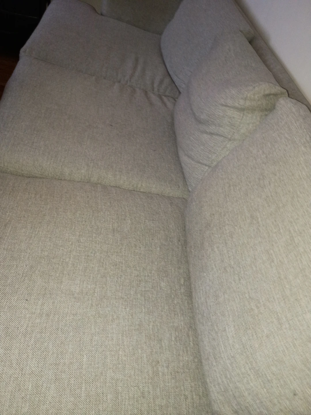 Light Gray Upholstered Sofa