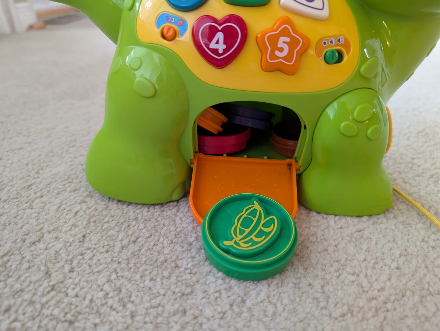 VTech Chomp and Count Dino Green - English Version - photo 2